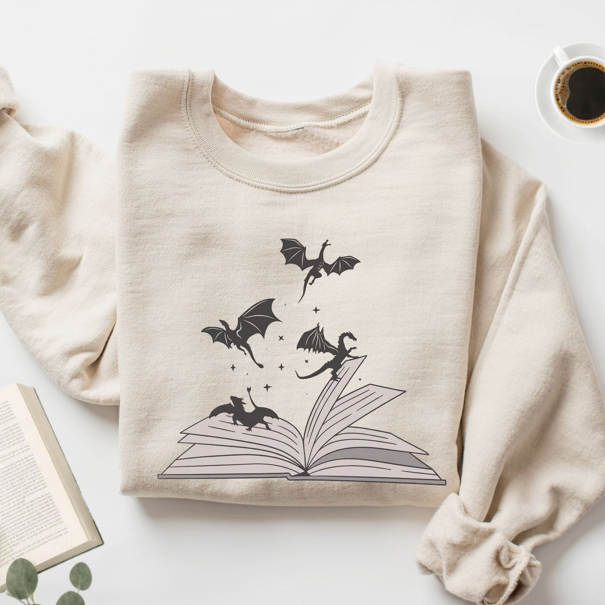 Book Dragon Unisex Sweatshirt