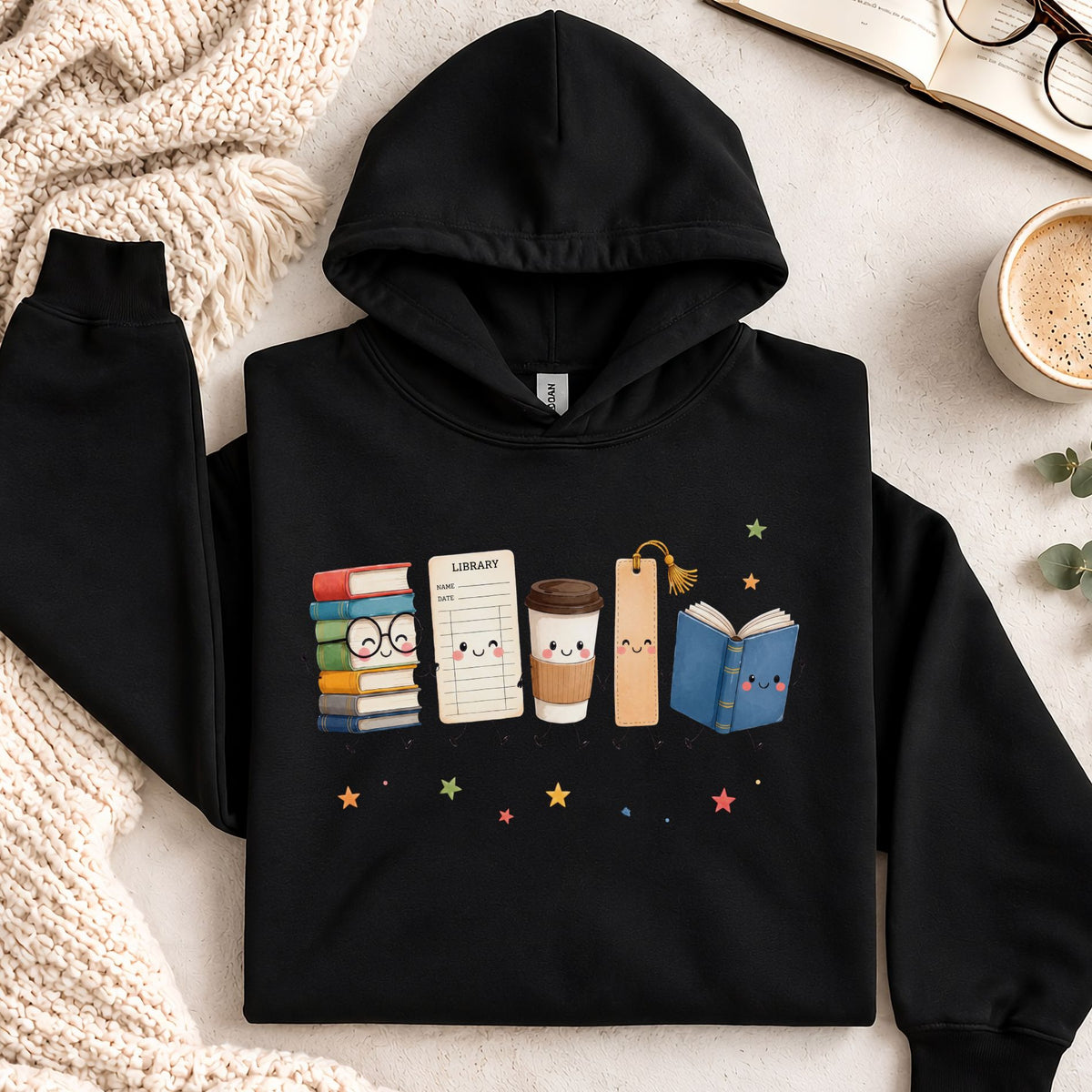 Doodle Library Hoodie