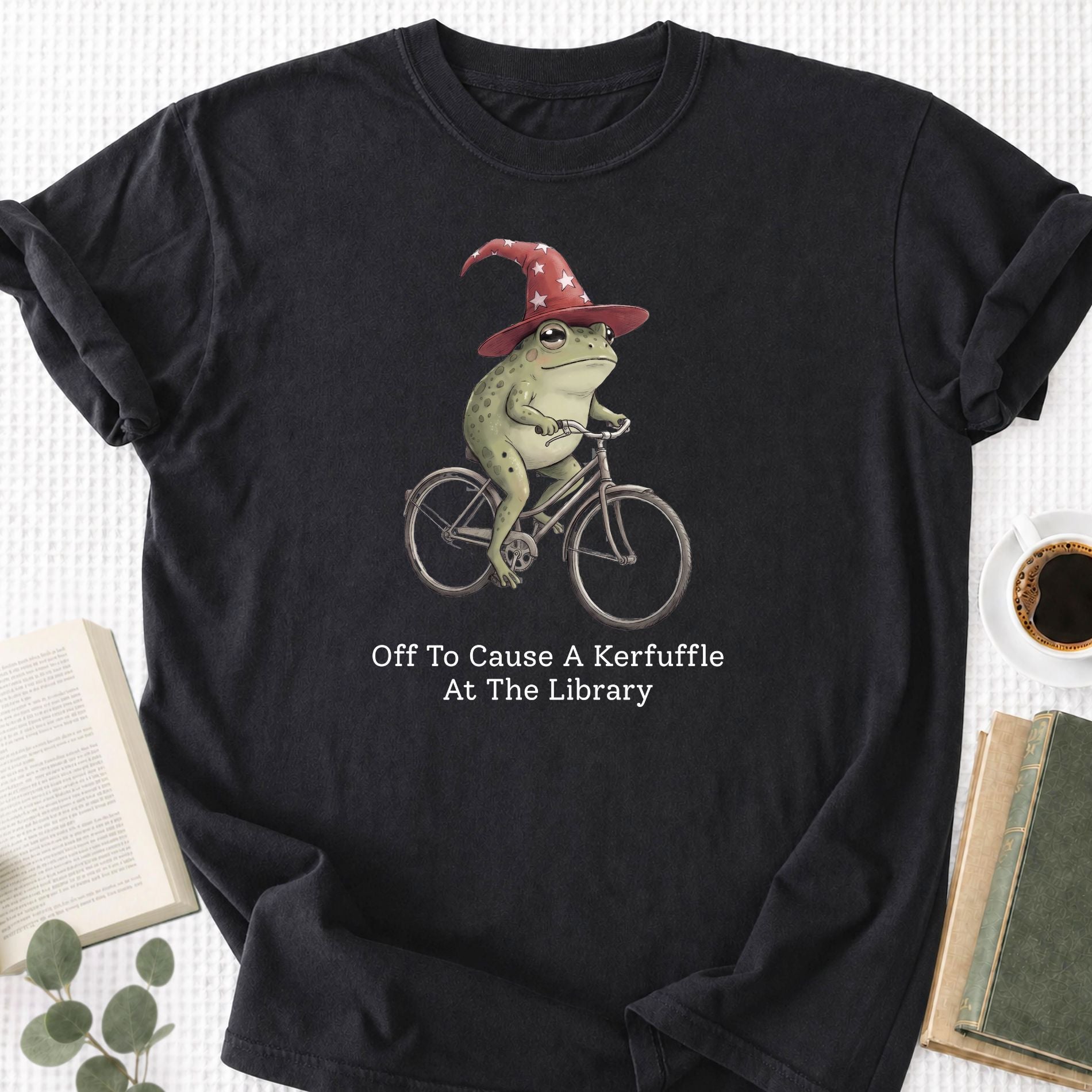 Off To Cause A Kerfuffle At The Library Unisex T-Shirt