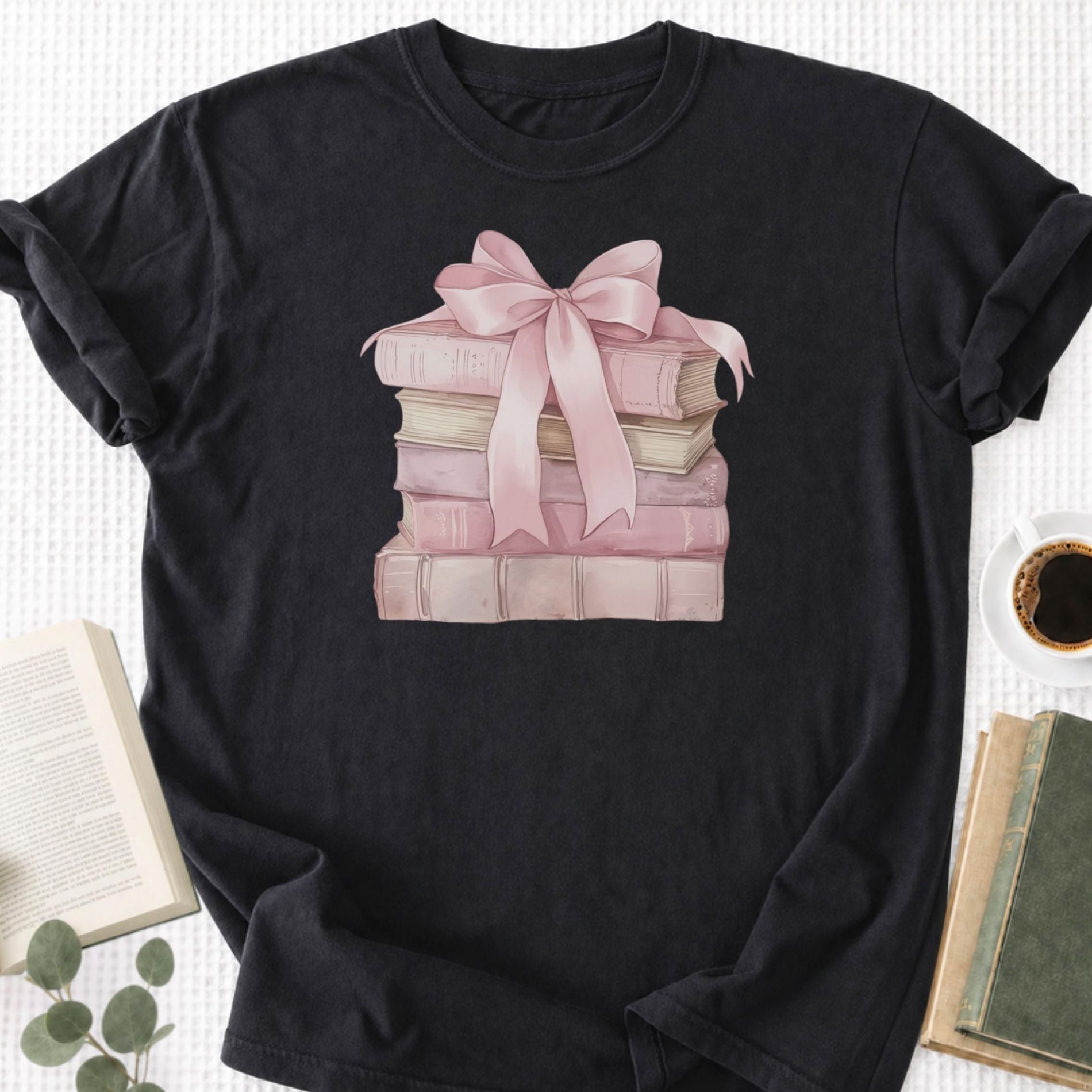 Books Bow Unisex T-Shirt
