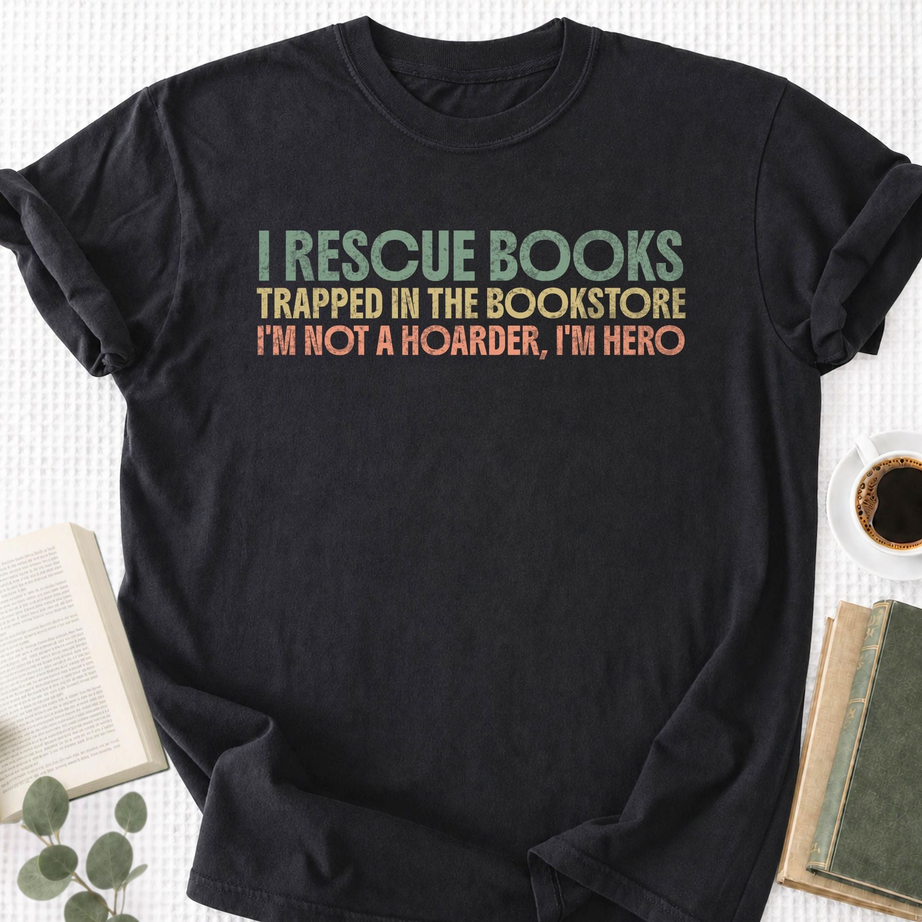 I Rescue Books Unisex T-Shirt
