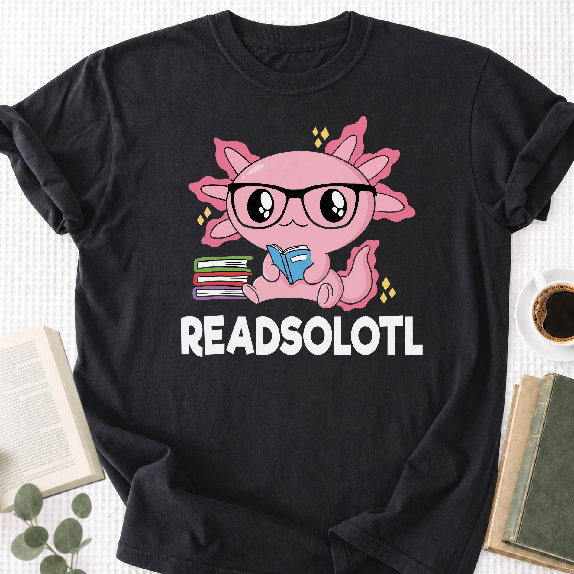 Readsalotl Axolotl Unisex T-Shirt