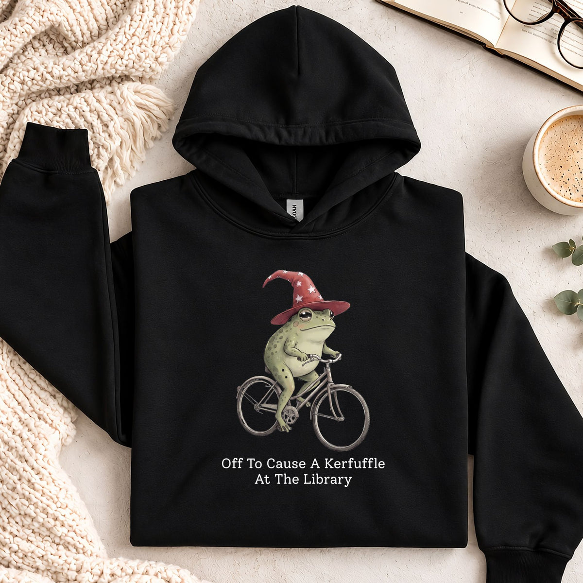 Off To Cause A Kerfuffle At The Library Hoodie