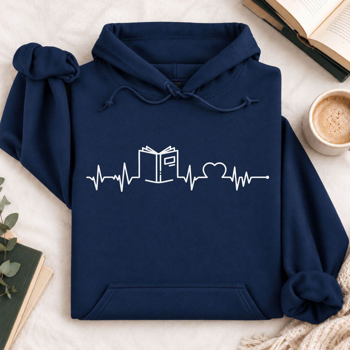 Book in a Heartbeat Hoodie