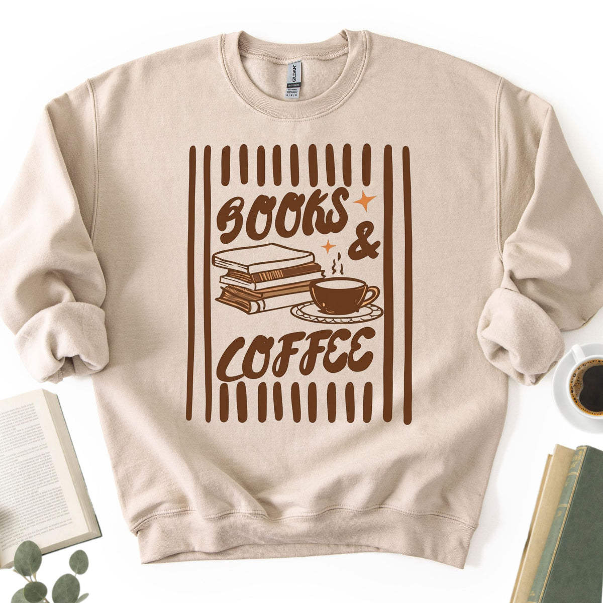 Books & Coffee Unisex Sweatshirt