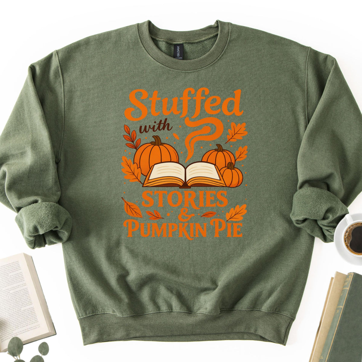 Stuffed With Stories &amp; Pumpkin Pie Unisex Sweatshirt