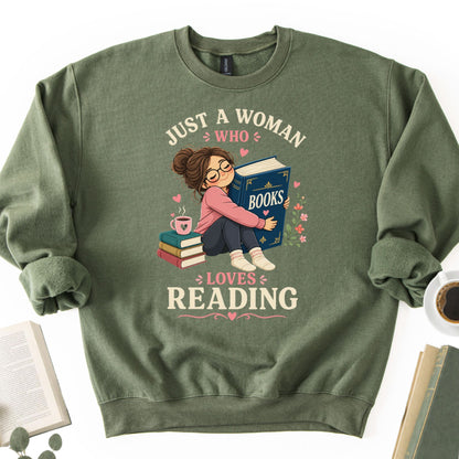 Just A Women Who Lovers Reading Unisex Sweatshirt