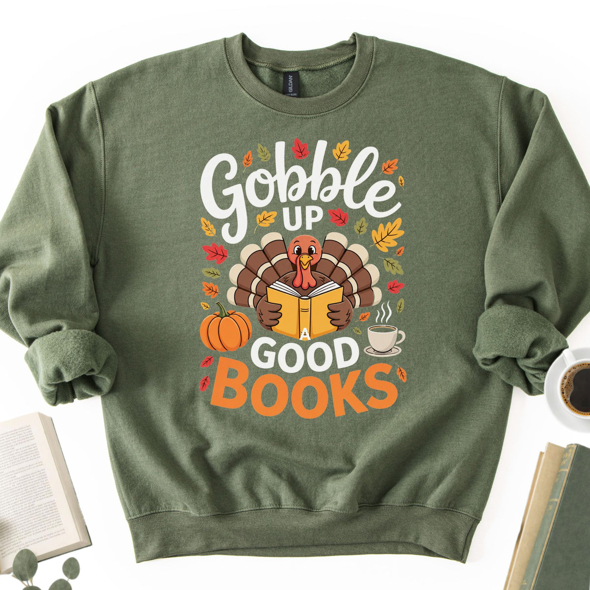 Gobble Up a Good Book Unisex Sweatshirt