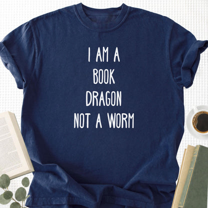 I Am A Book Dragon Not a Wom Unisex T-Shirt
