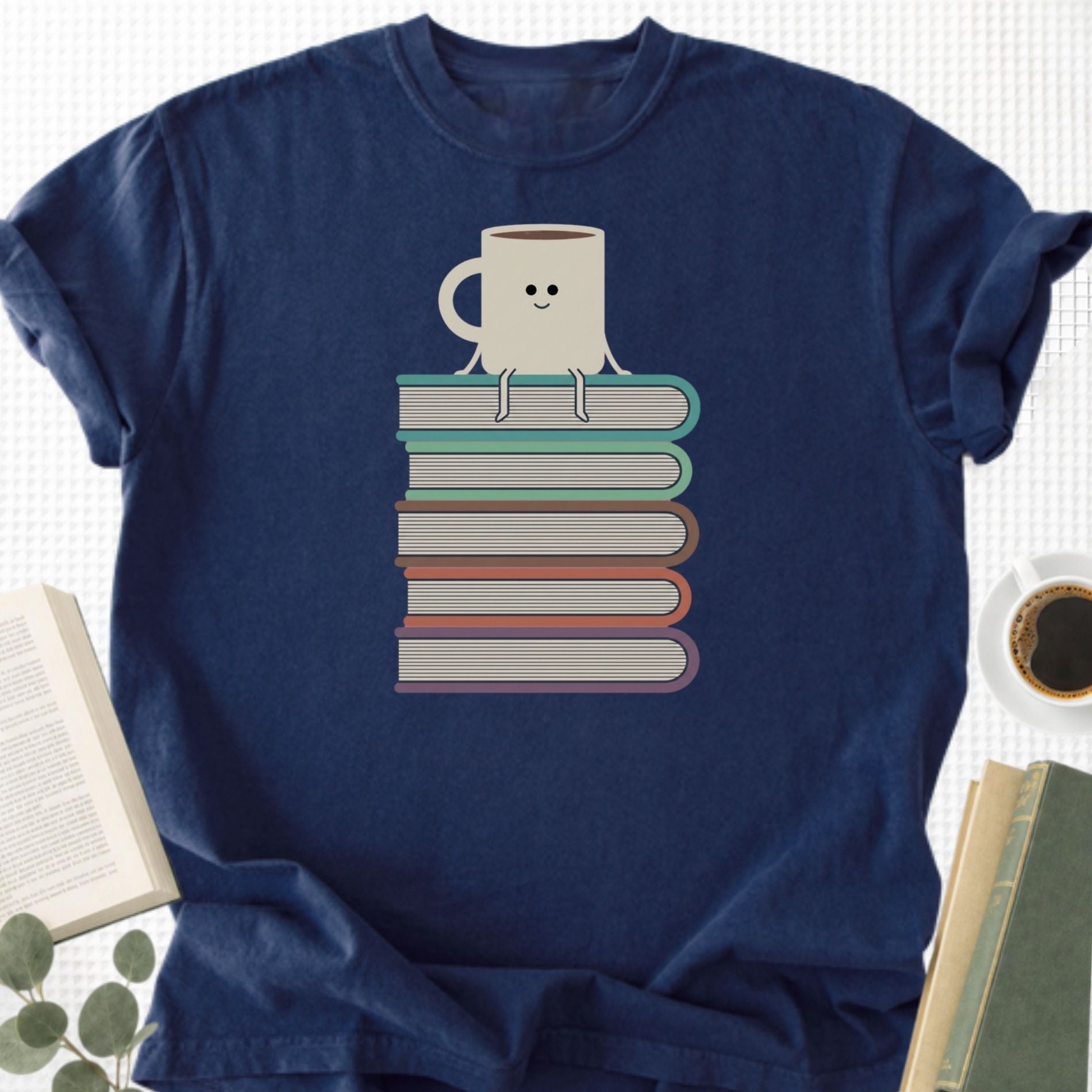 Books and Coffee Unisex T-Shirt