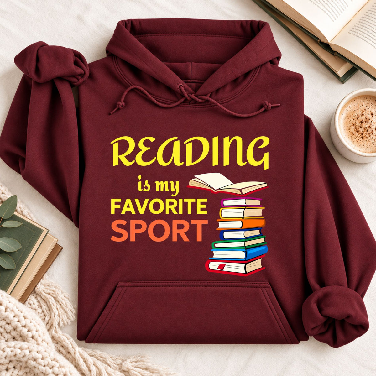 Reading Is My Sport Hoodie