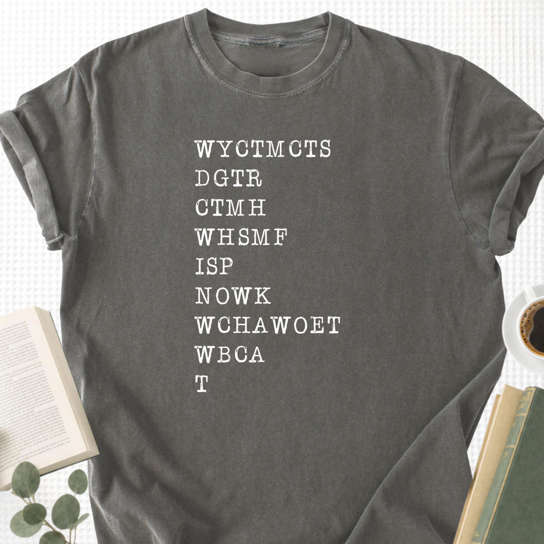 WYCTMCTS DGTS Lyric Initials Unisex T-Shirt