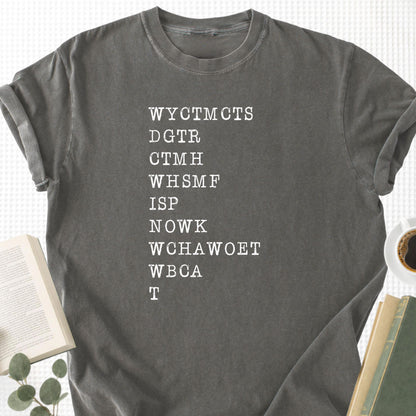 WYCTMCTS DGTS Lyric Initials Unisex T-Shirt