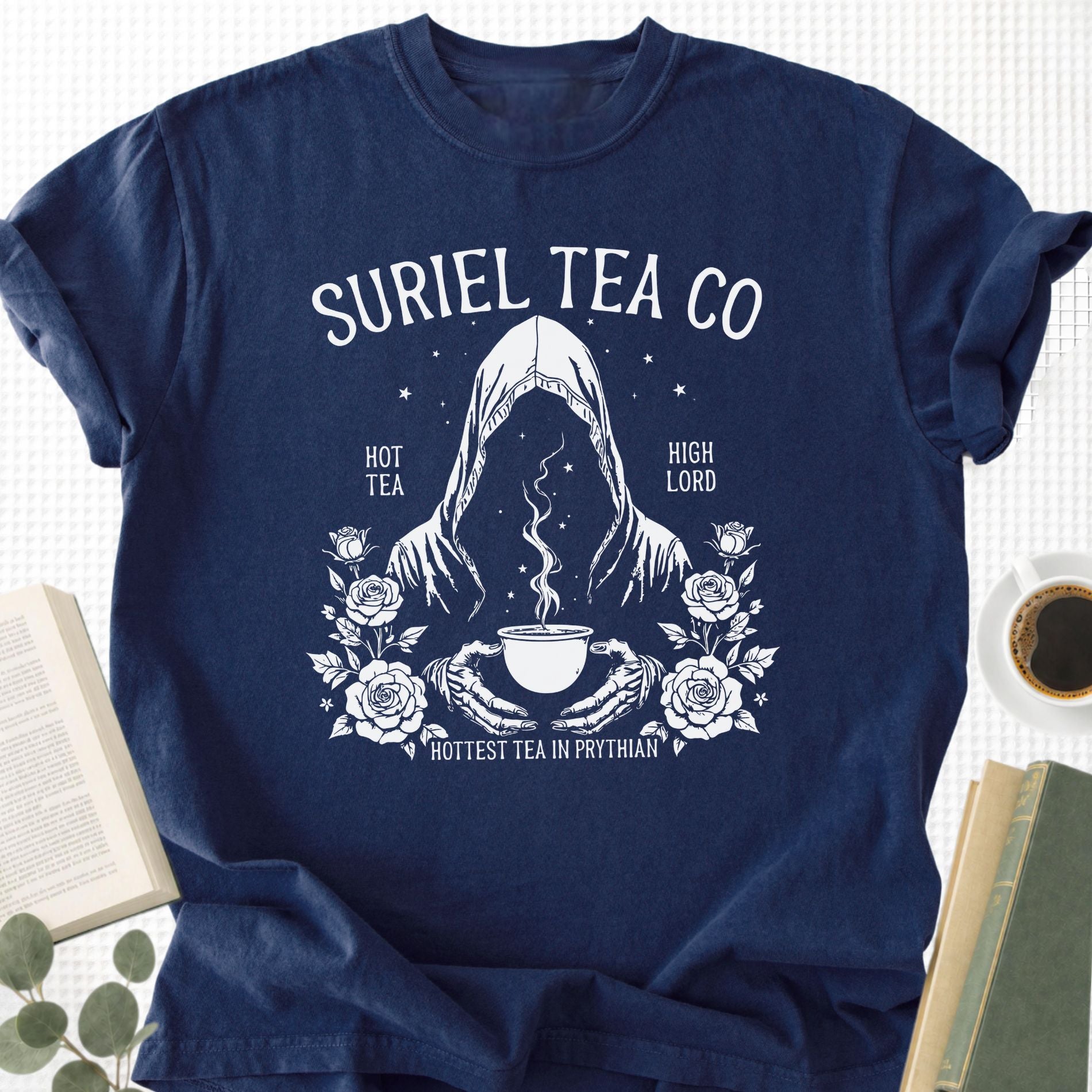 Suriel Tea Co Fantasy Reader Unisex T-Shirt