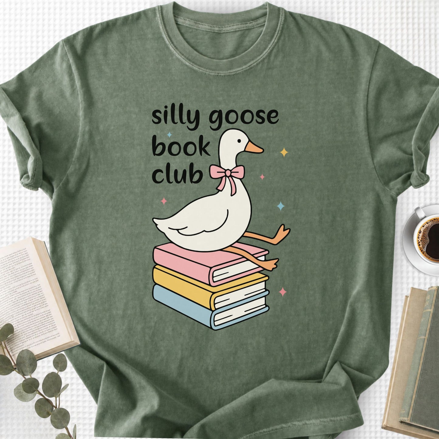 Silly Goose Book Club Coquette Unisex T-Shirt