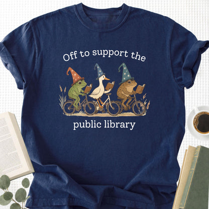 Off To Support The Public Library Unisex T-Shirt