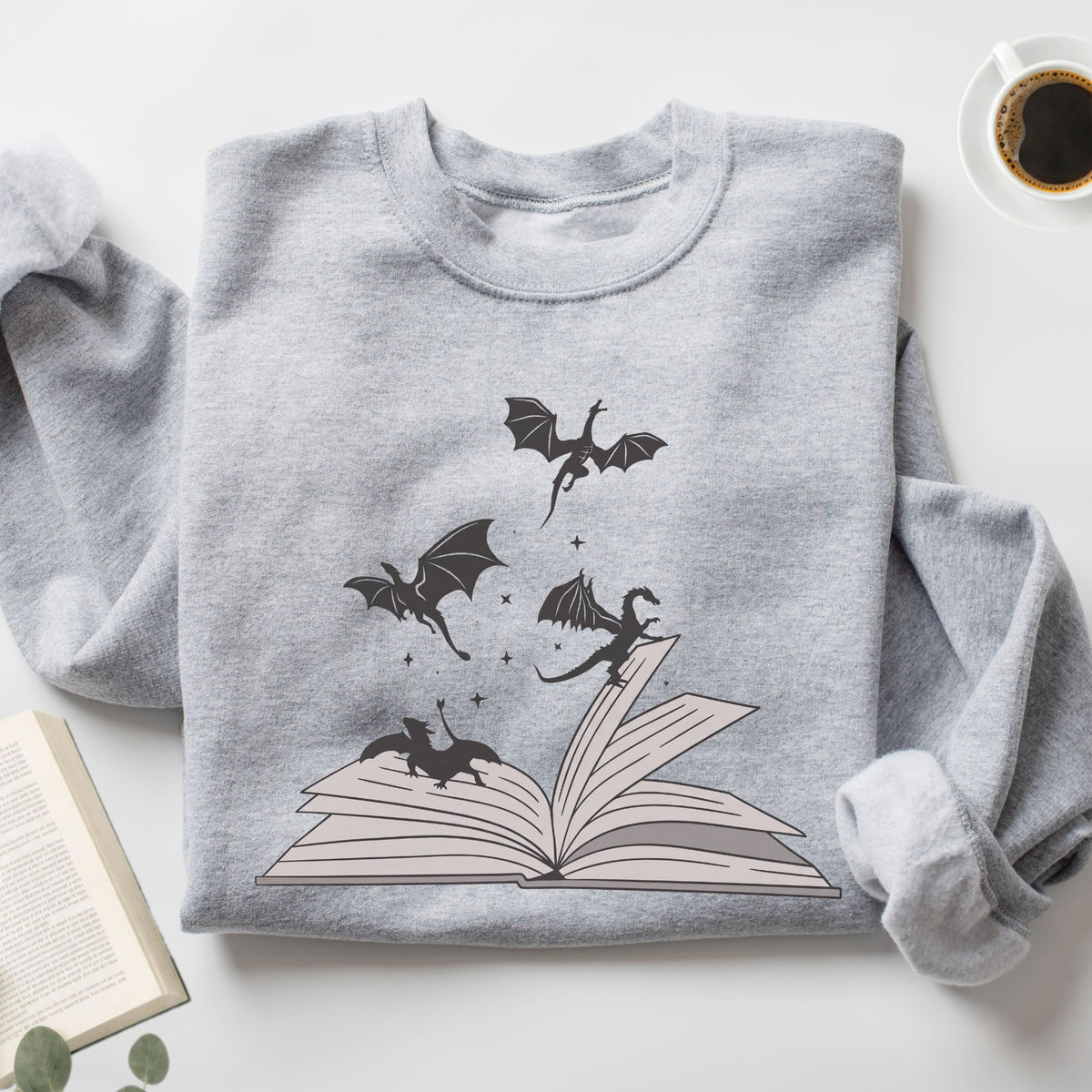 Book Dragon Unisex Sweatshirt