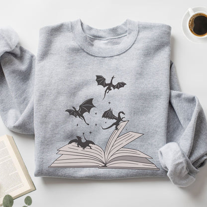 Book Dragon Unisex Sweatshirt