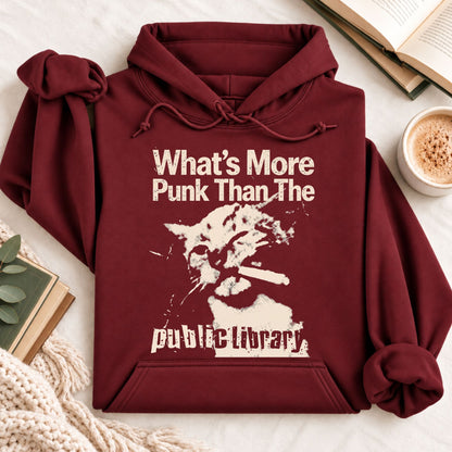 What's More Punk Than The Public Library Hoodie
