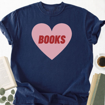 Book Heart Unisex T-Shirt