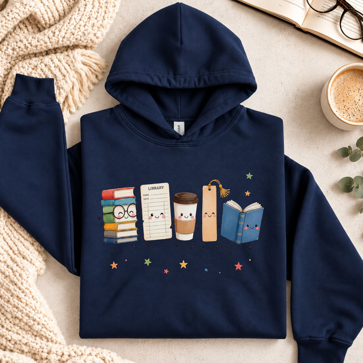 Doodle Library Hoodie