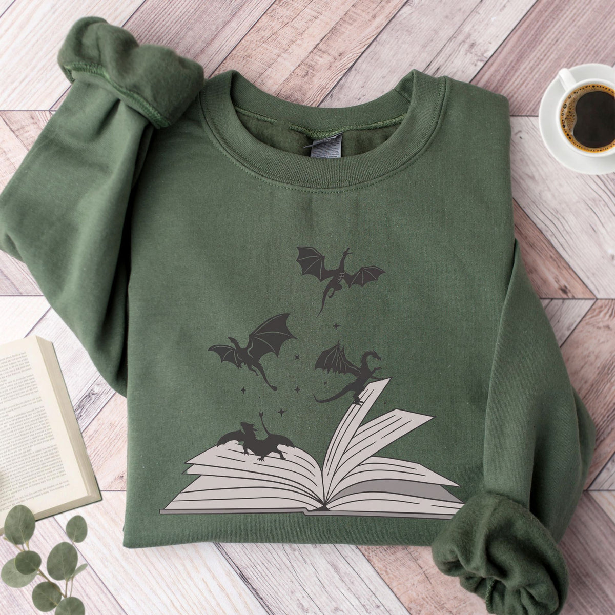 Book Dragon Unisex Sweatshirt