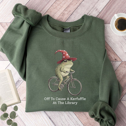 Off To Cause A Kerfuffle At The Library Unisex Sweatshirt