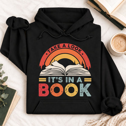 Take A Look It's A Book Hoodie