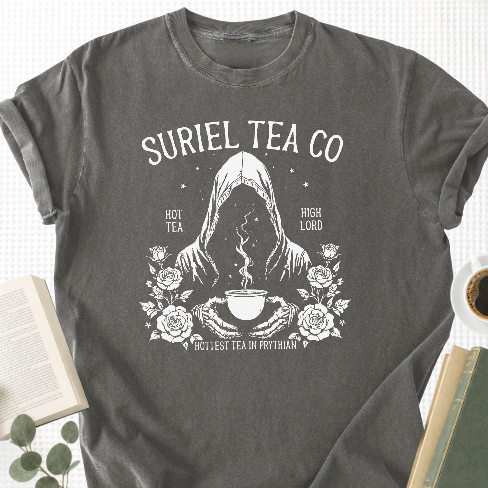 Suriel Tea Co Fantasy Reader Unisex T-Shirt
