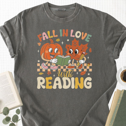 Fall in Love With Reading Unisex T-Shirt