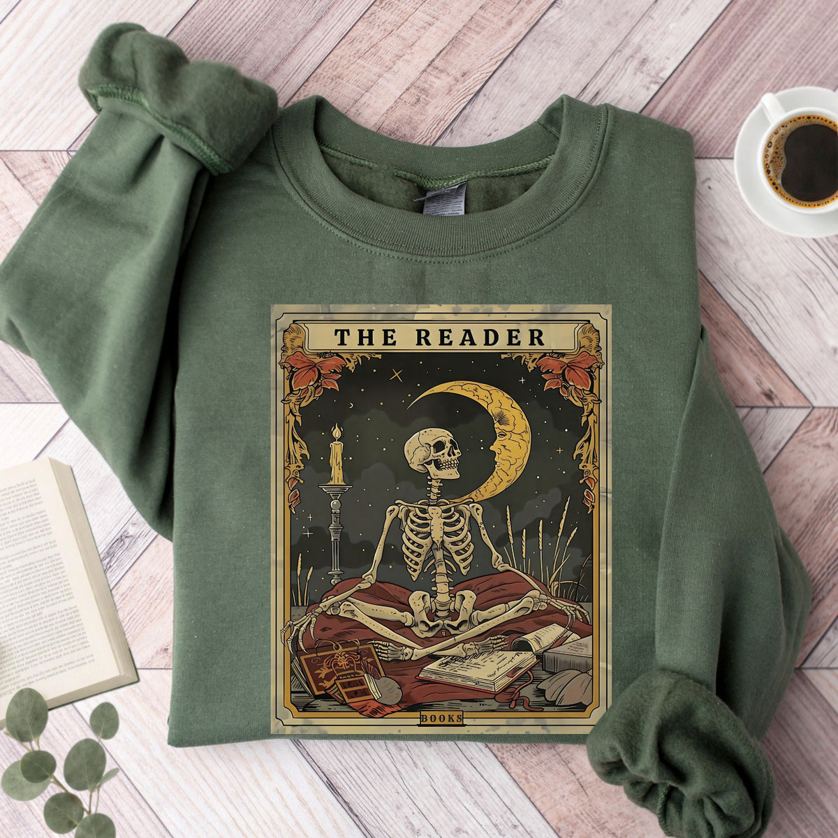 The Reader Tarot Card Unisex Sweatshirt