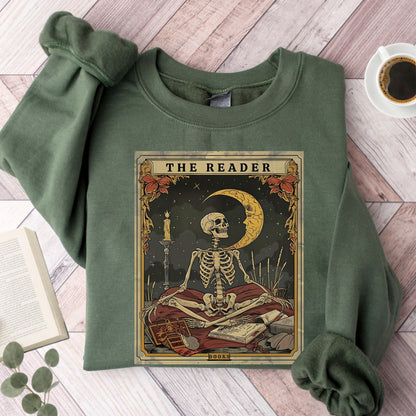 The Reader Tarot Card Unisex Sweatshirt
