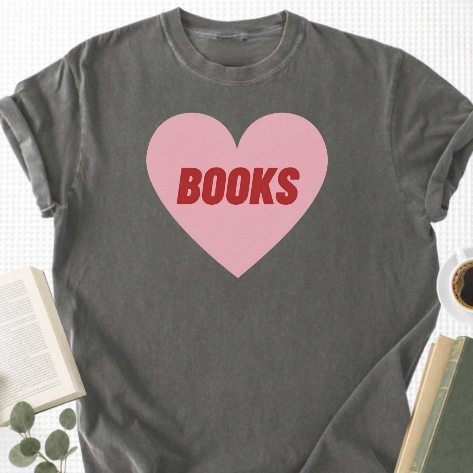 Book Heart Unisex T-Shirt
