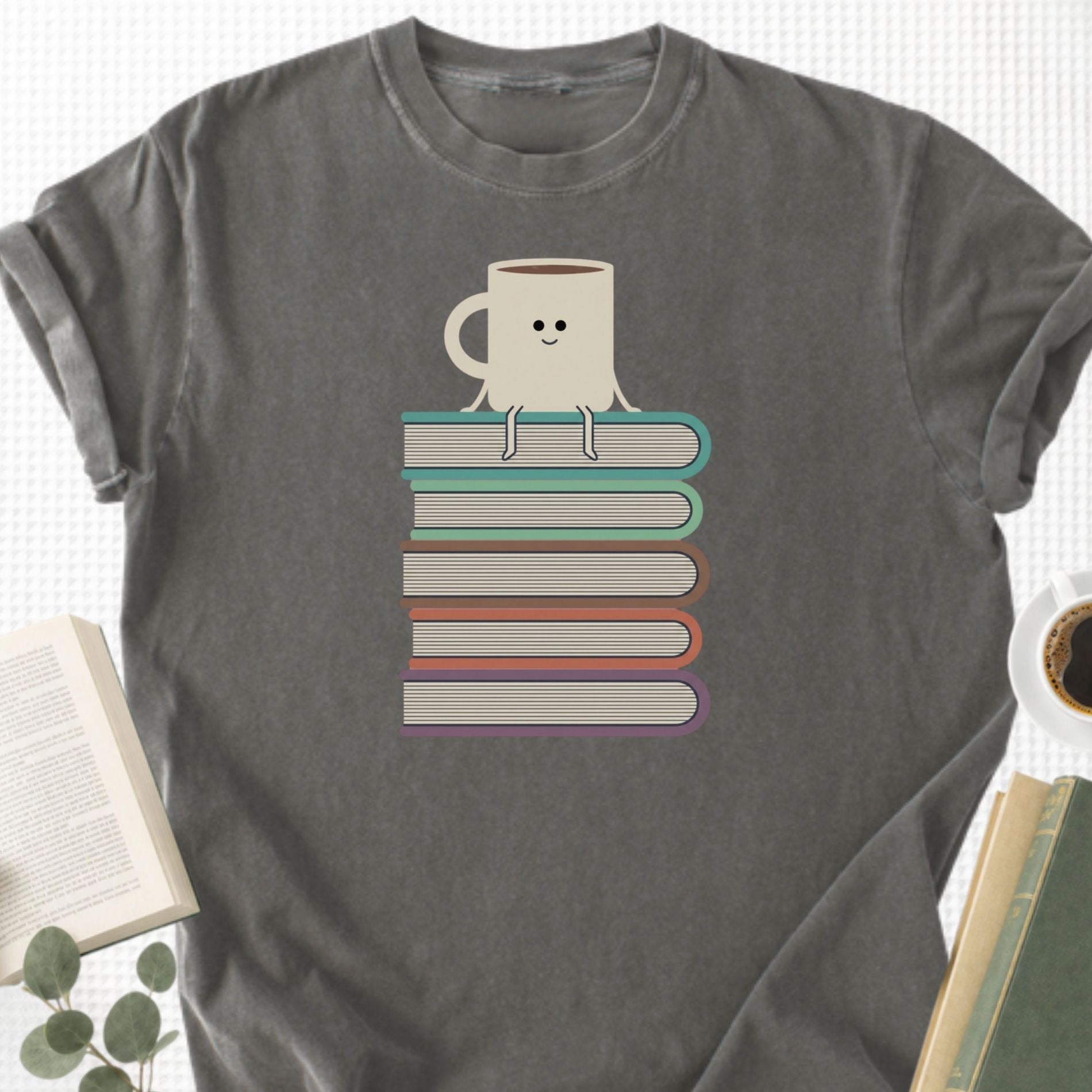 Books and Coffee Unisex T-Shirt