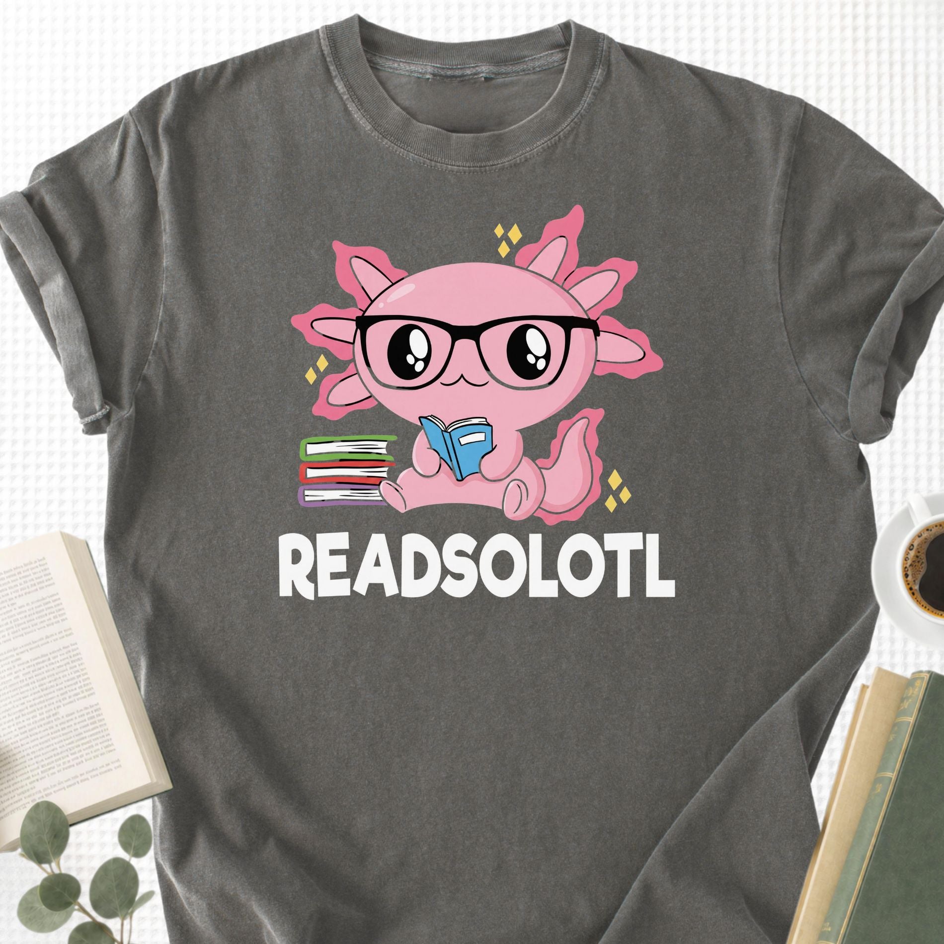 Readsalotl Axolotl Unisex T-Shirt