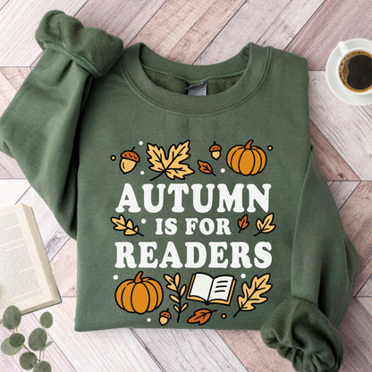 Autumn Is For Readers Unisex Sweatshirt