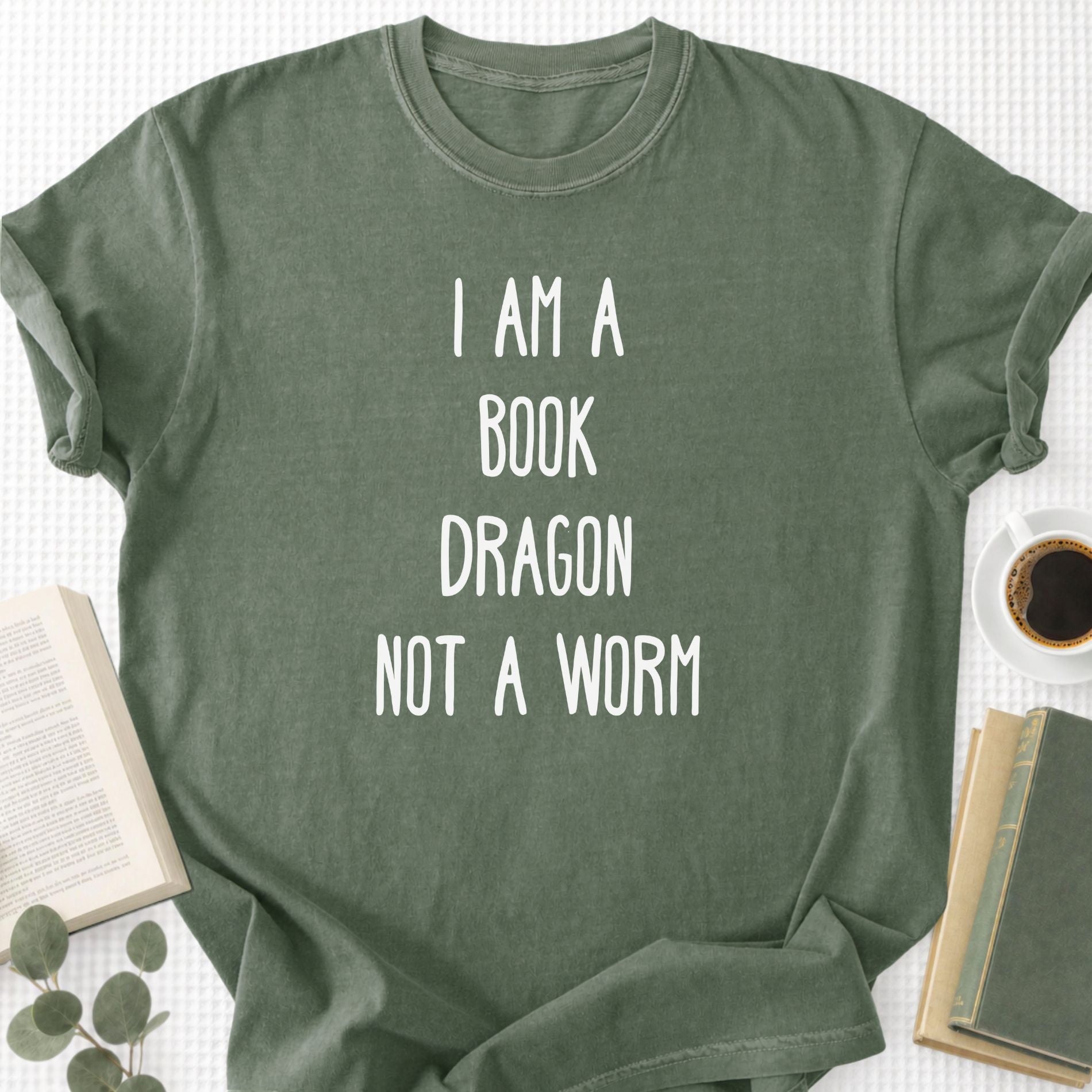 I Am A Book Dragon Not a Wom Unisex T-Shirt