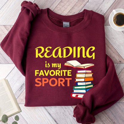 Reading Is My Favorite Sport Unisex Sweatshirt