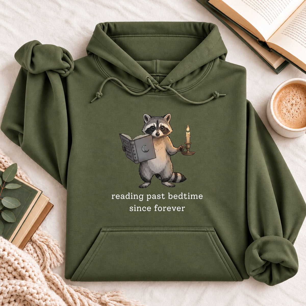 Reading Past Bedtime Since Forever Hoodie