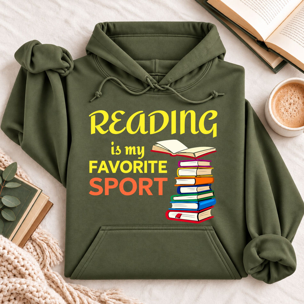 Reading Is My Sport Hoodie