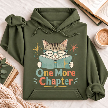 Retro Cat One More Chapter Hoodie