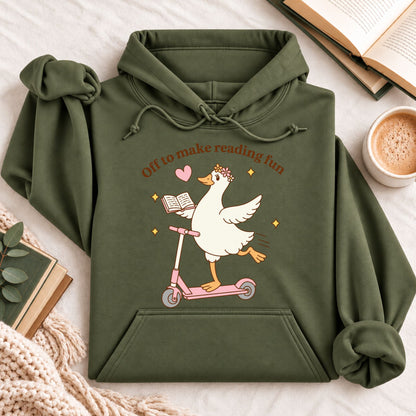 Off To Make Reading Fun Hoodie