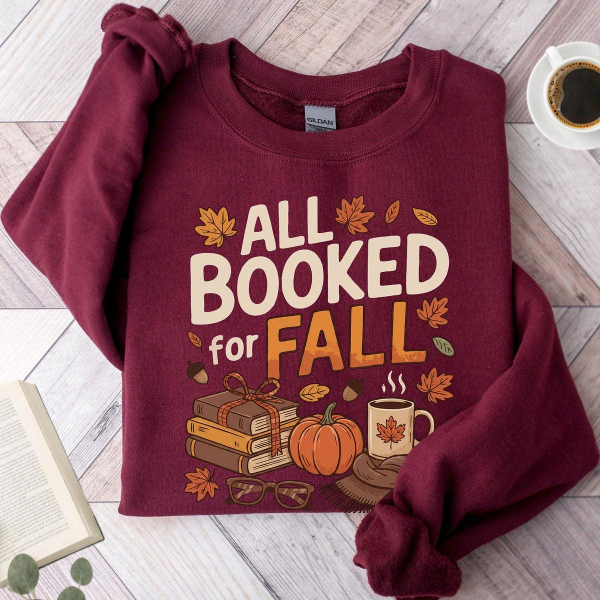 All Booked for Fall Unisex Sweatshirt