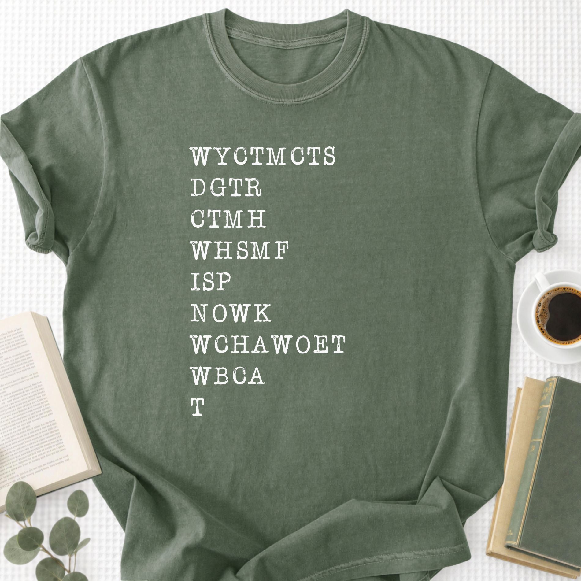 WYCTMCTS DGTS Lyric Initials Unisex T-Shirt