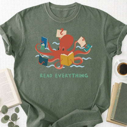 Octopus Read Everything Unisex T-Shirt