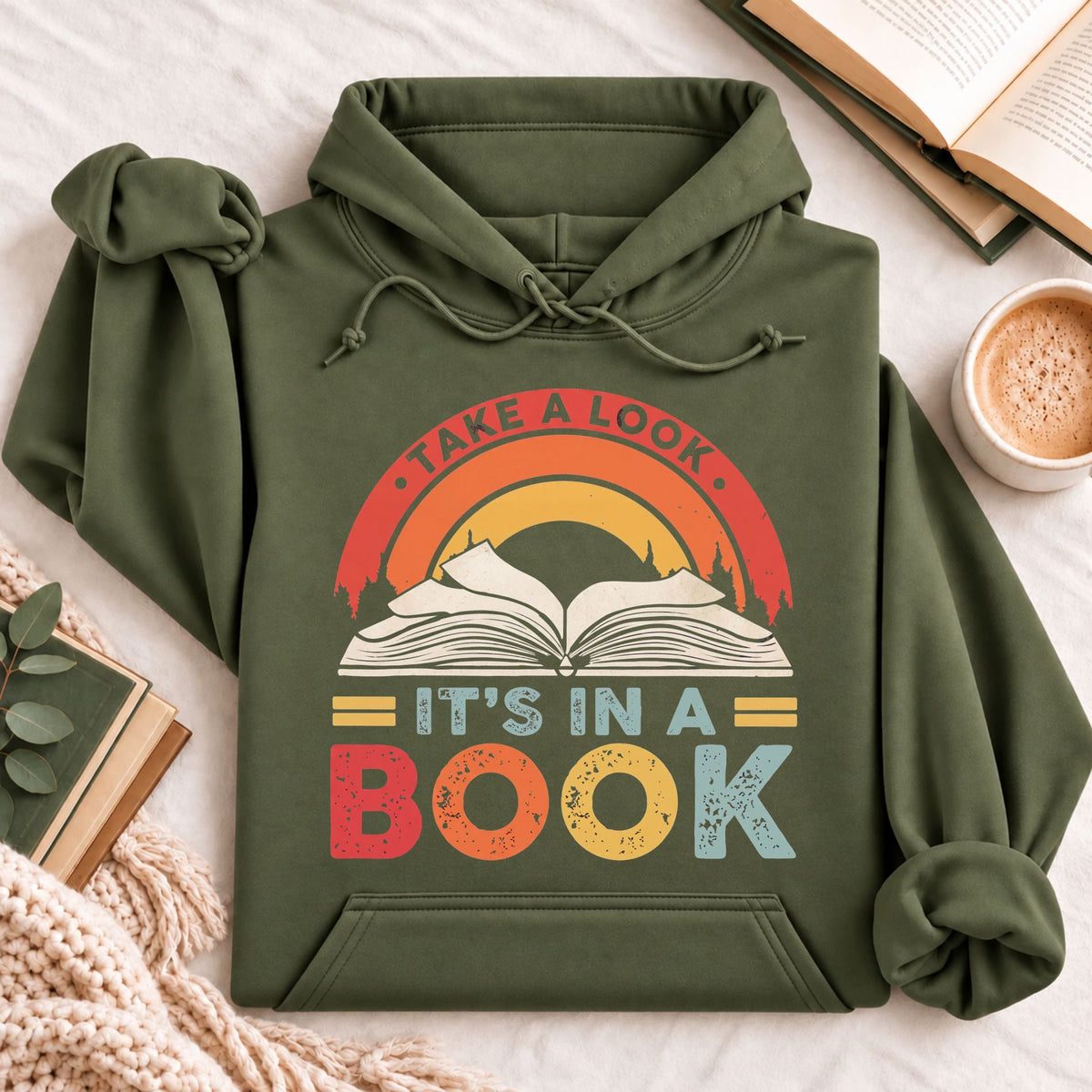 Take A Look It's A Book Hoodie