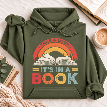 Take A Look It's A Book Hoodie