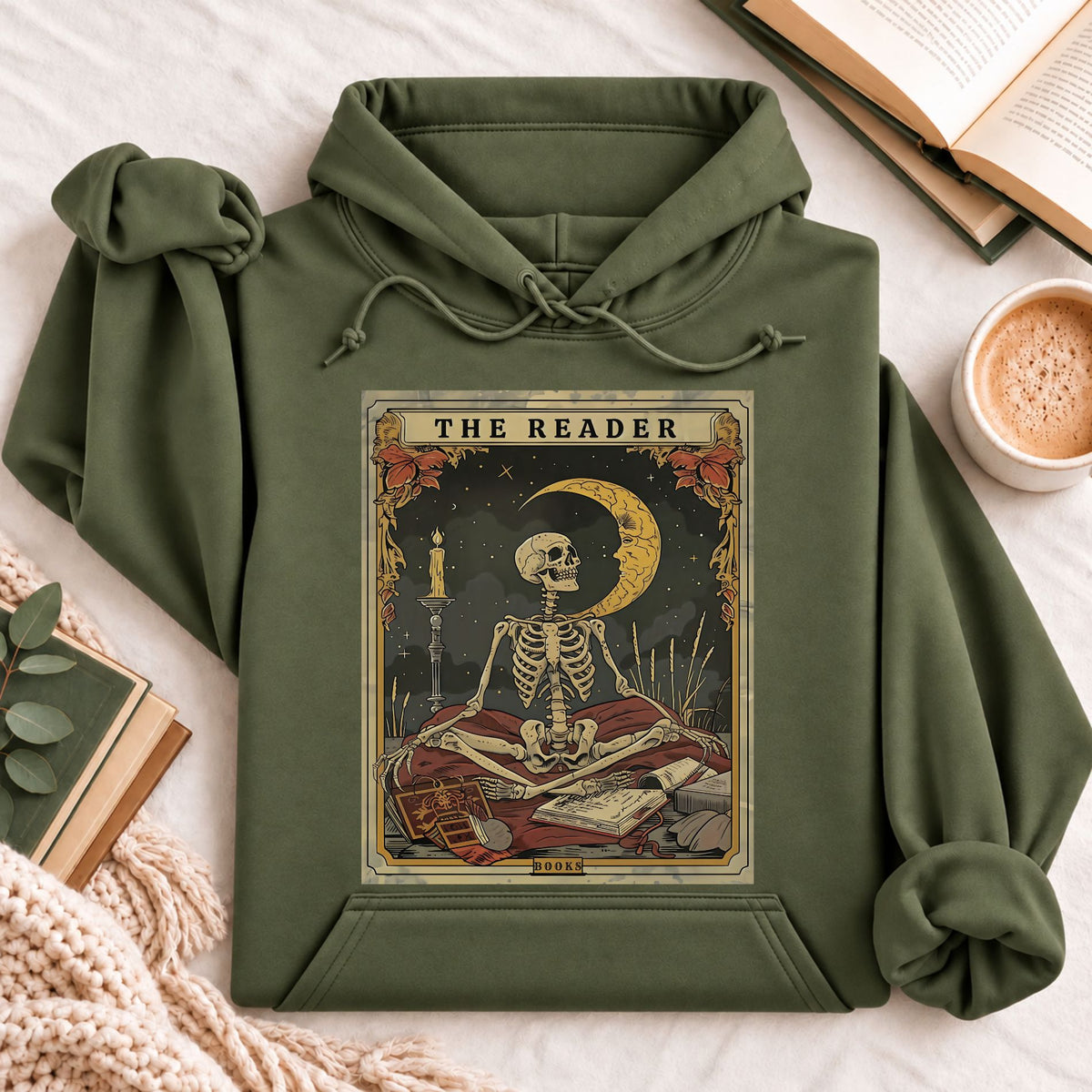 The Reader Tarot Card Hoodie