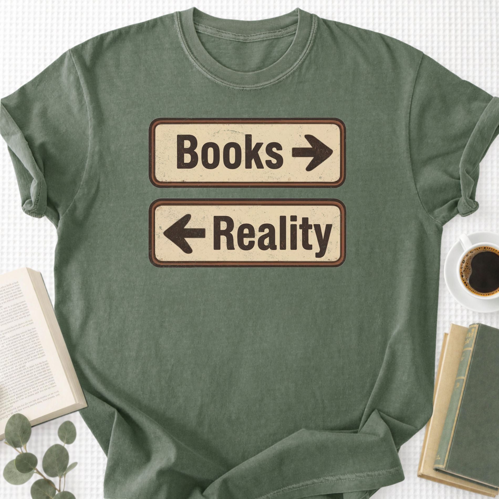 Books or Reality Unisex T-Shirt