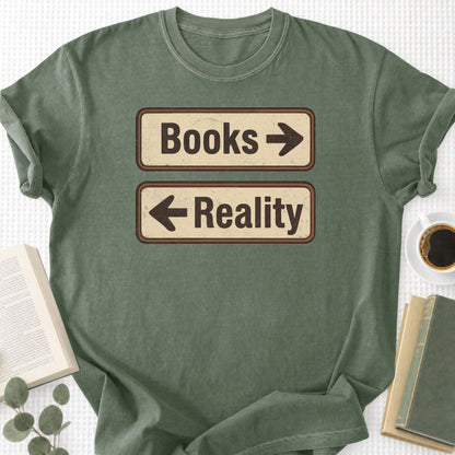 Books or Reality Unisex T-Shirt